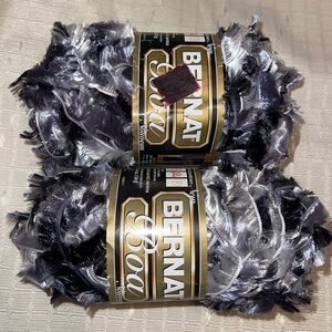 2 Skeins Discontinued Bernat Boa Bulky Wt Yarn